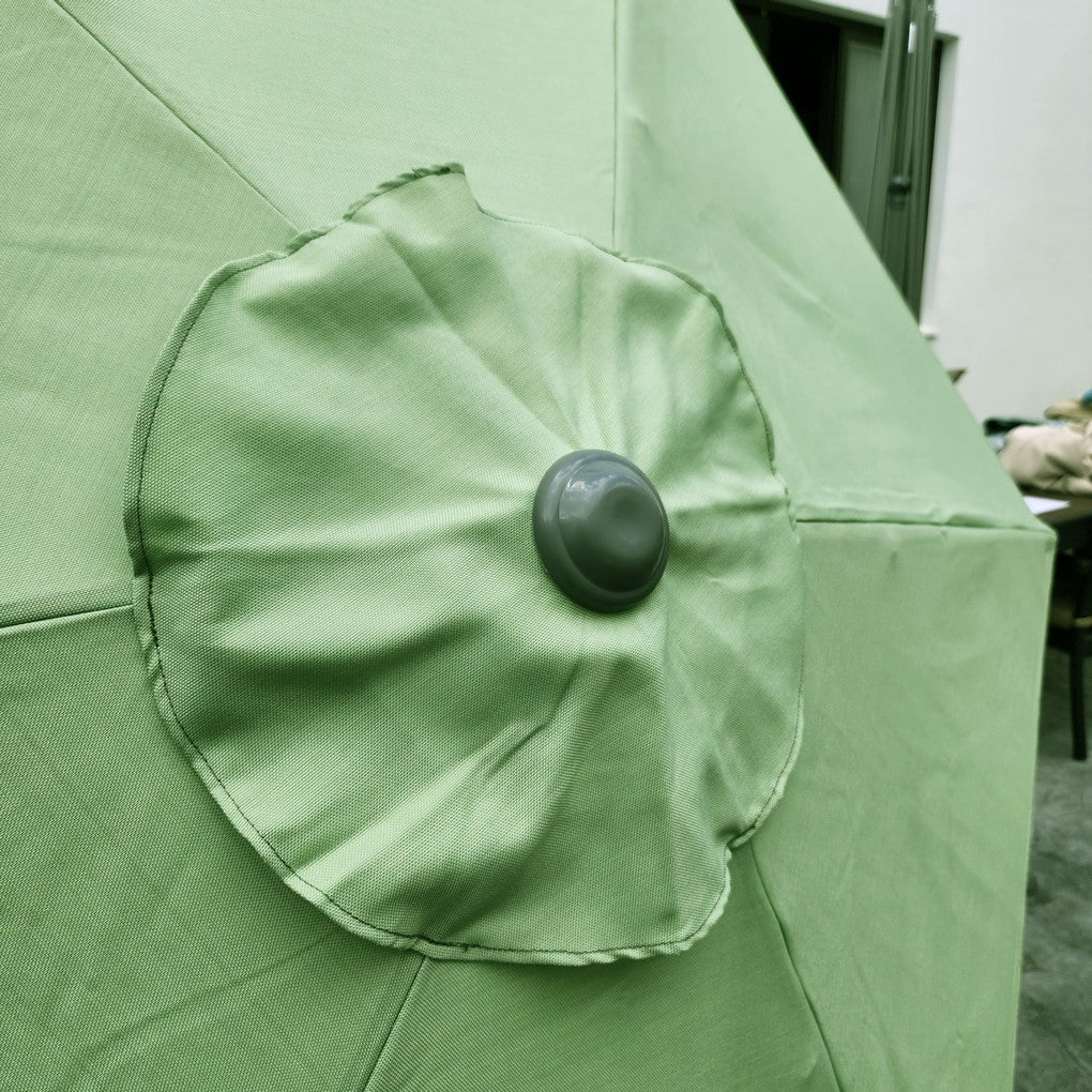 Replacement 2.4M 6 Ribs Parasol Fabric - Olefin Green