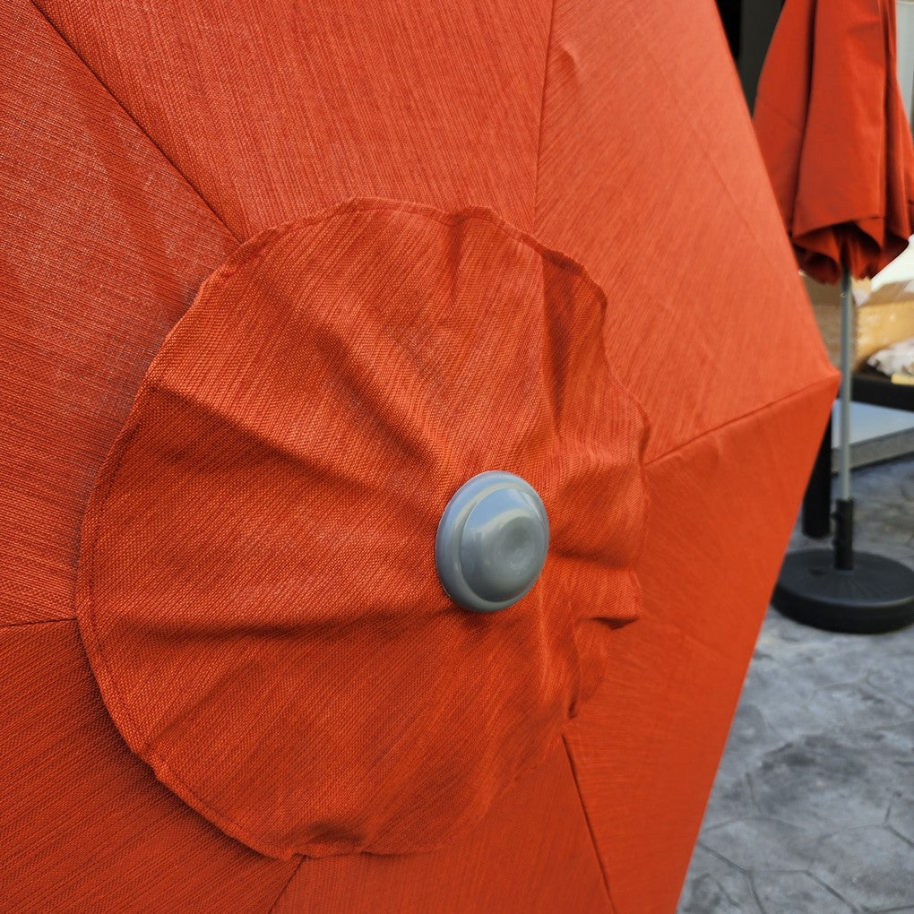 Replacement 2.4M 6 Ribs Parasol Fabric - Olefin Red