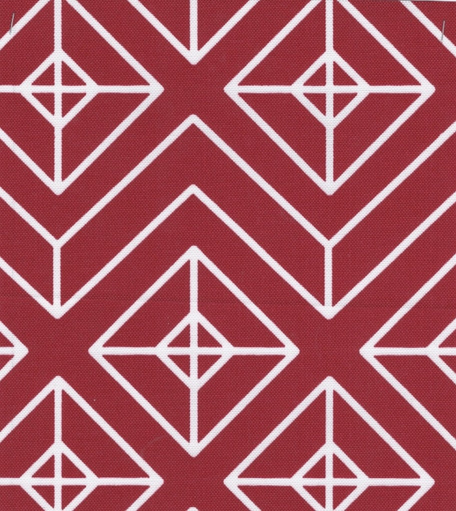 Casablanca Cushion Cover with piping 20"x12" (50x30cm) - Red (2pcs/bag)
