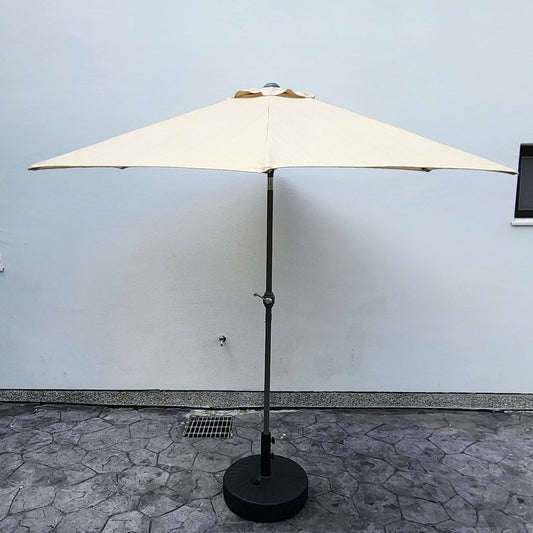 Replacement 2.4M 6 Ribs Parasol Fabric  - Olefin Beige
