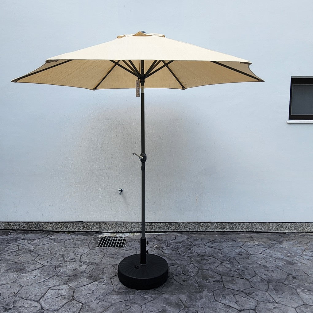 Replacement 2.4M 6 Ribs Parasol Fabric  - Olefin Beige