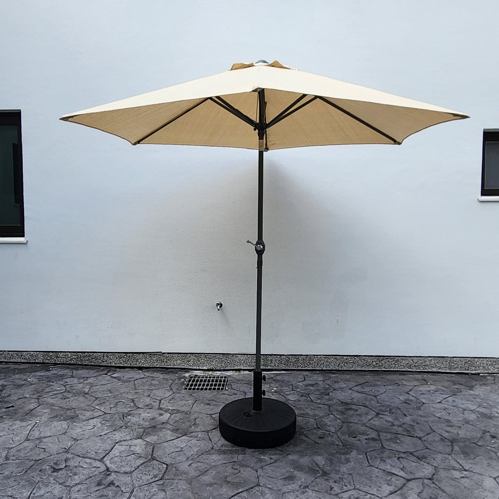 Replacement 2.4M 6 Ribs Parasol Fabric  - Olefin Beige