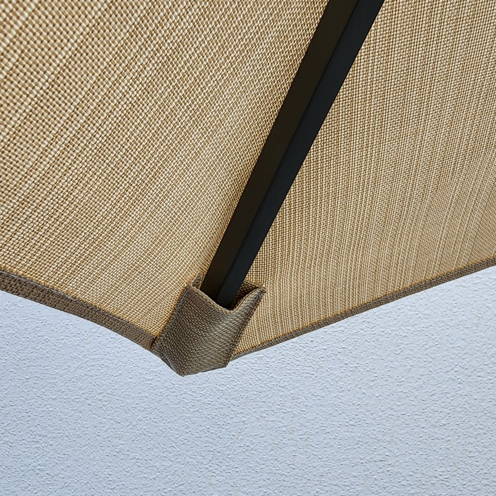 Replacement 2.4M 6 Ribs Parasol Fabric  - Olefin Beige