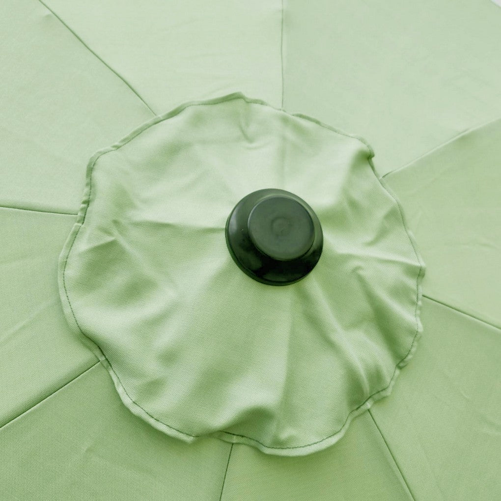 Replacement 2.7M 8 Ribs Parasol Fabric  - Olefin Green