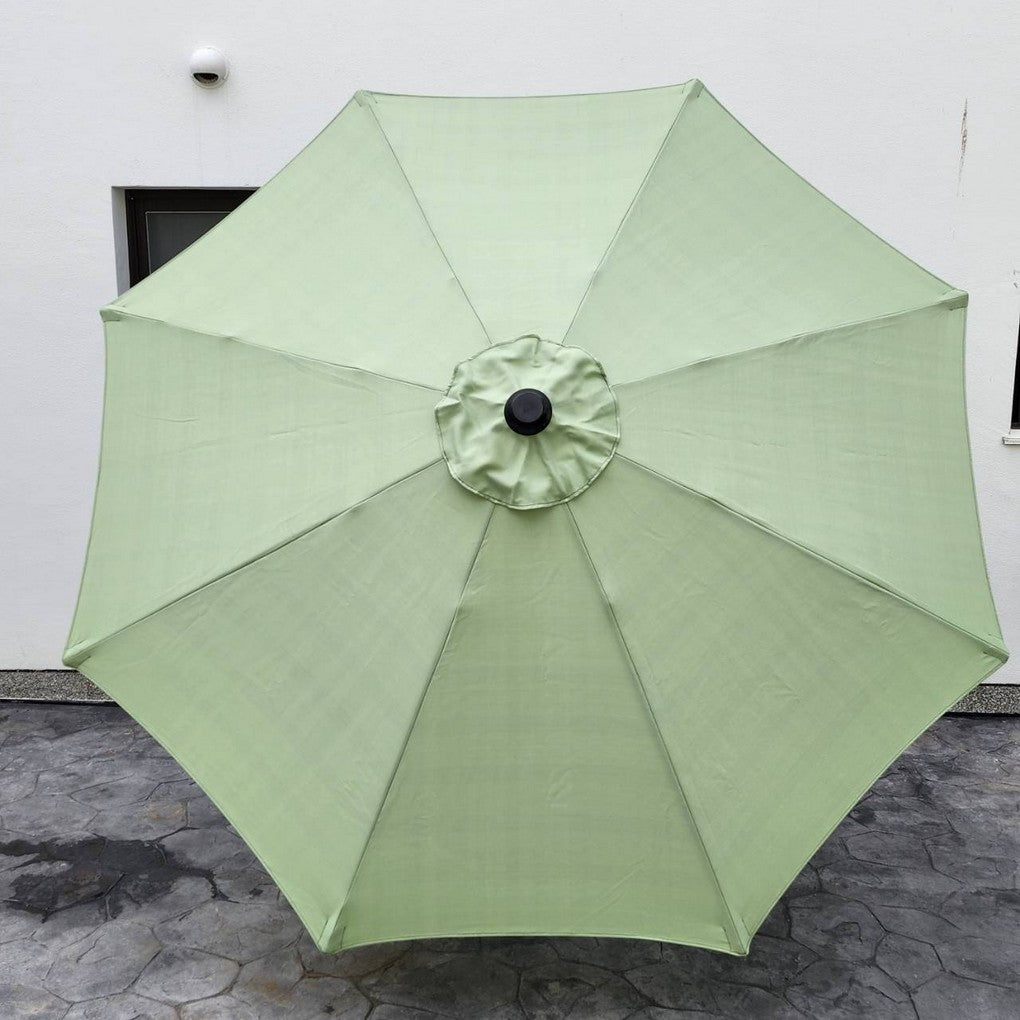 Replacement 2.7M 8 Ribs Parasol Fabric  - Olefin Green