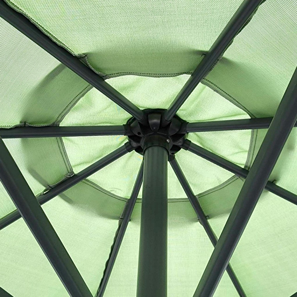 Replacement 2.7M 8 Ribs Parasol Fabric  - Olefin Green