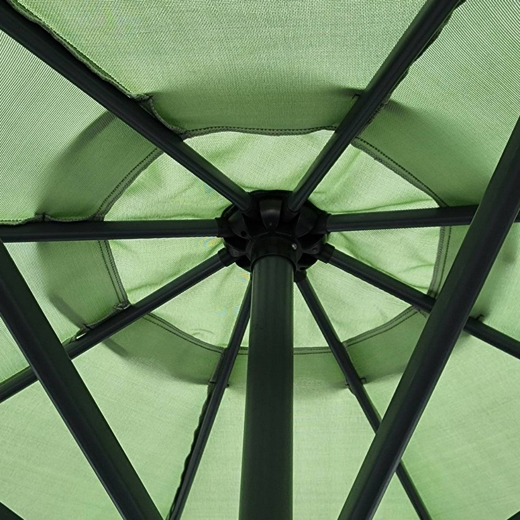 Replacement 2.7M 8 Ribs Parasol Fabric  - Olefin Green