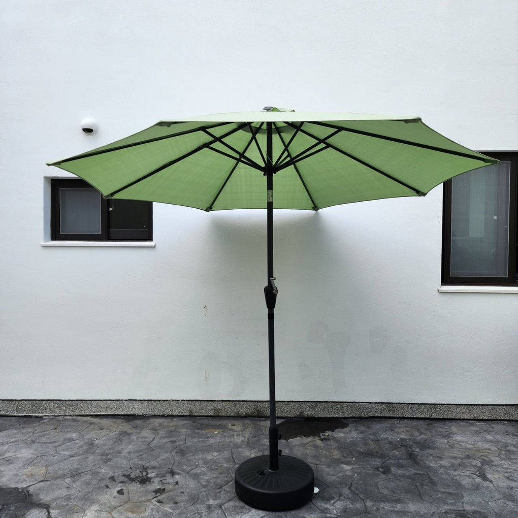 Replacement 2.7M 8 Ribs Parasol Fabric  - Olefin Green