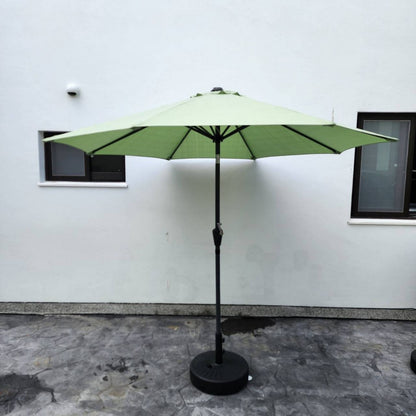 Garden Parasol Replacement Cover 2.7M 8 Ribs Fabric  - Olefin Green