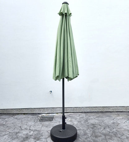Garden Parasol Replacement Cover 2.7M 8 Ribs Fabric  - Olefin Green