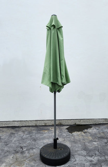 Garden Parasol Replacement Cover 2.4M 6 Ribs Fabric  - Olefin Green
