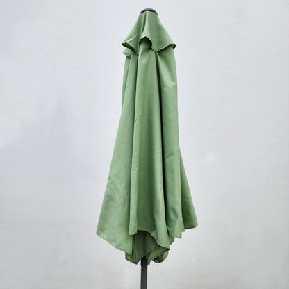Garden Parasol Replacement Cover 2.4M 6 Ribs Fabric  - Olefin Green