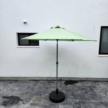 Garden Parasol Replacement Cover 2.4M 6 Ribs Fabric  - Olefin Green