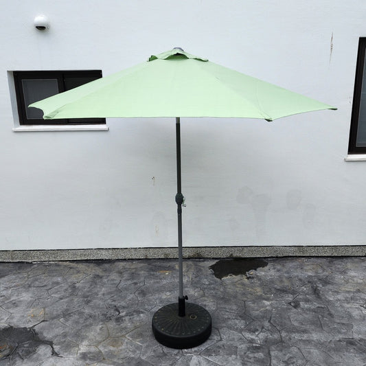 Replacement 2.4M 6 Ribs Parasol Fabric  - Olefin Green