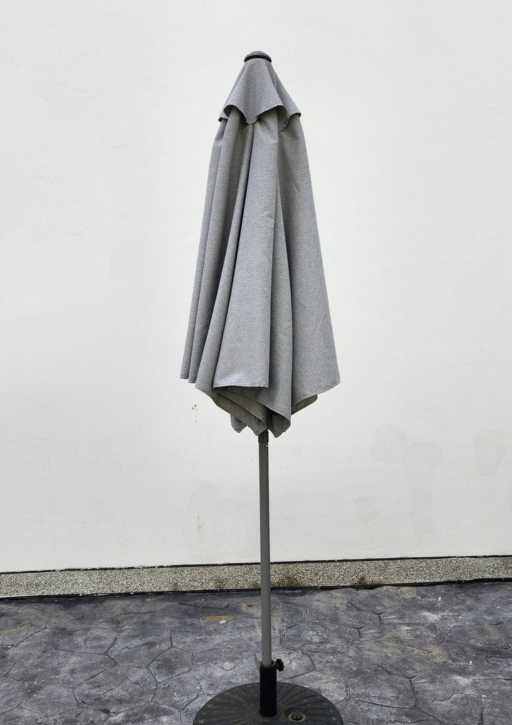 Replacement 2.4M 6 Ribs Parasol Fabric  - Grey
