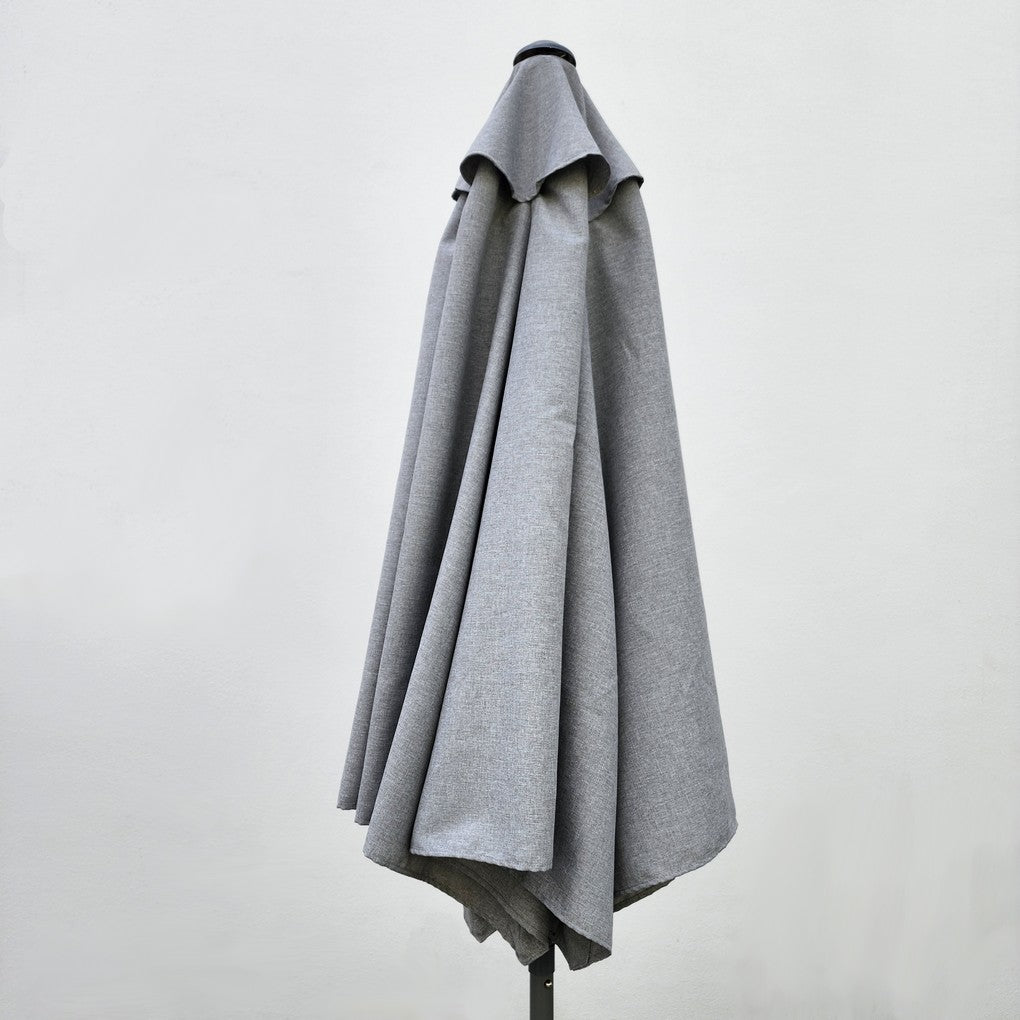 Replacement 2.4M 6 Ribs Parasol Fabric  - Grey