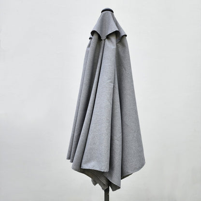 Garden Parasol Replacement Cover 2.4M 6 Ribs Fabric  - Grey