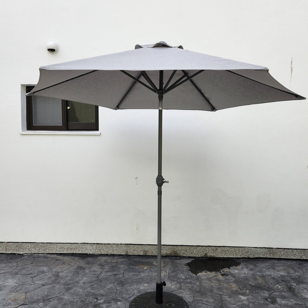 Replacement 2.4M 6 Ribs Parasol Fabric  - Grey