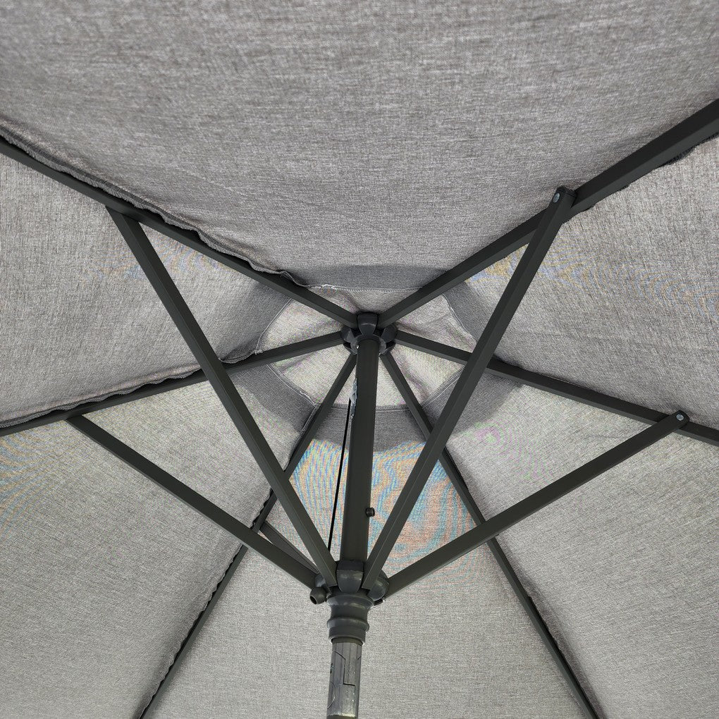 Replacement 2.4M 6 Ribs Parasol Fabric  - Grey