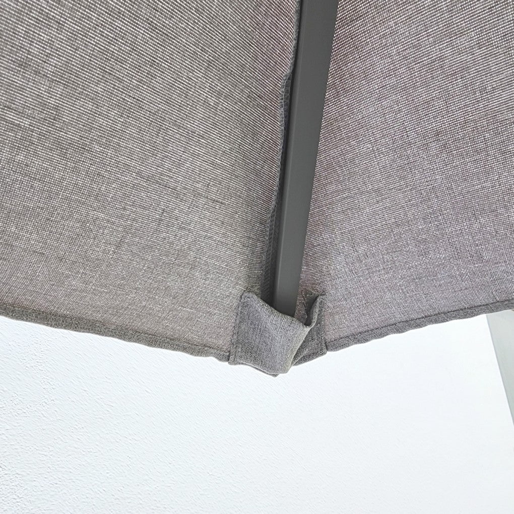 Replacement 2.4M 6 Ribs Parasol Fabric  - Grey