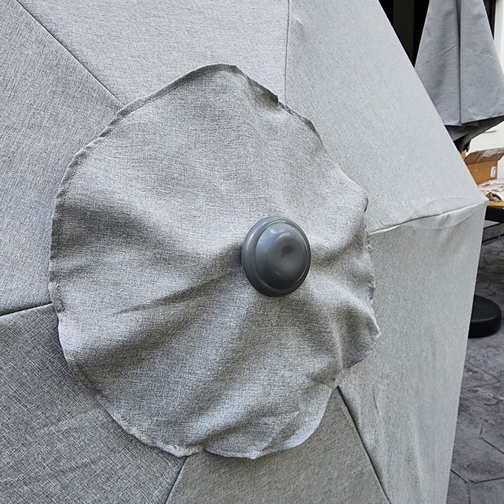 Replacement 2.4M 6 Ribs Parasol Fabric  - Grey