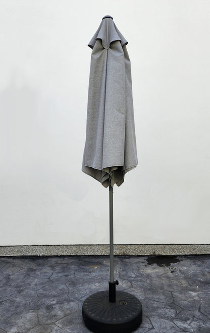 Garden Parasol Replacement Cover 2.7M 6 Ribs Fabric  - Grey