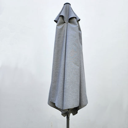 Garden Parasol Replacement Cover 2.7M 6 Ribs Fabric  - Grey