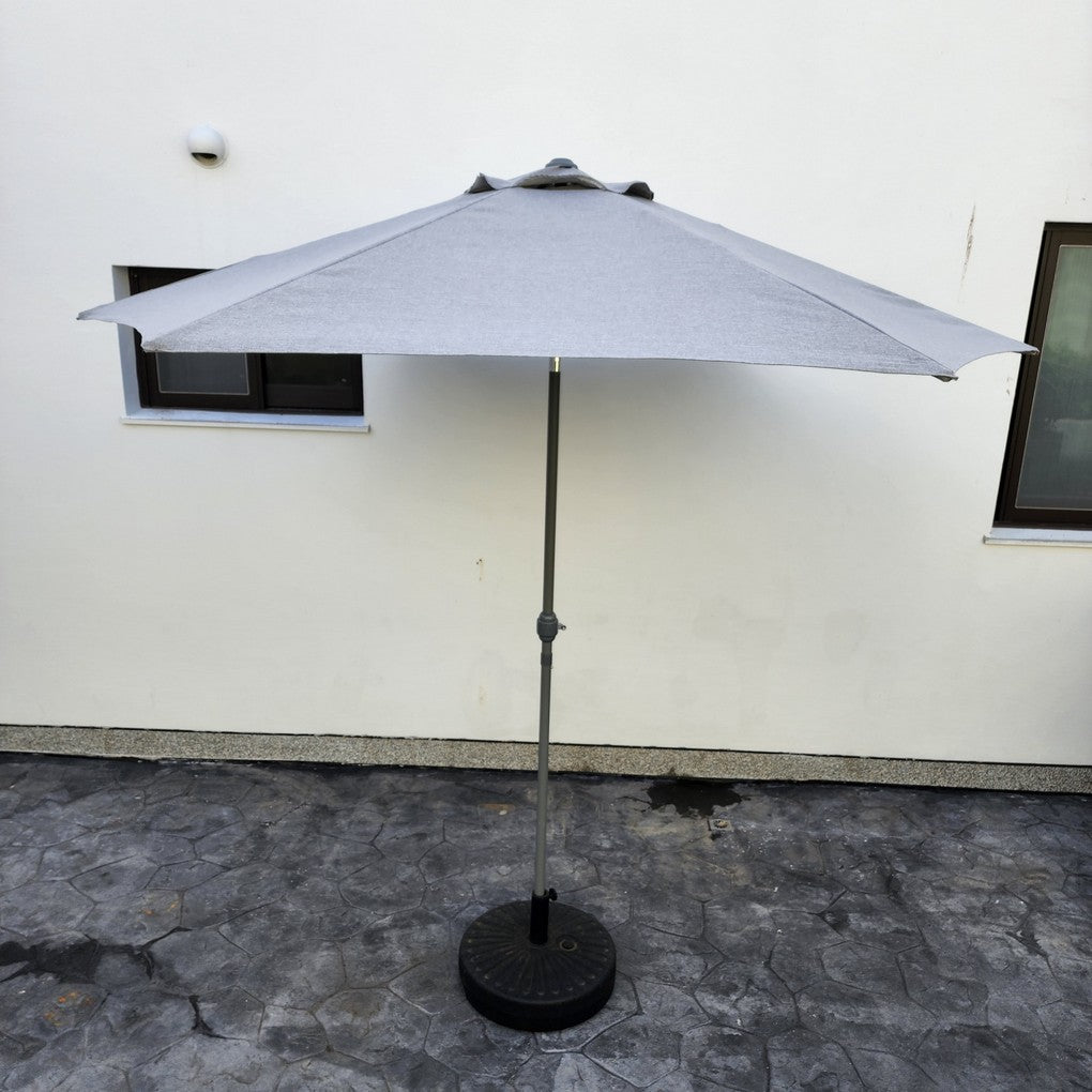 Replacement 2.7M 6 Ribs Parasol Fabric  - Grey