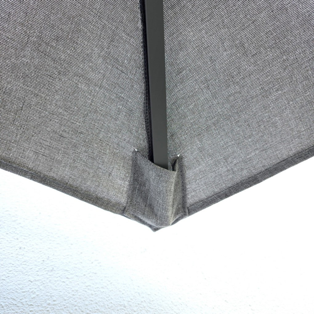 Replacement 2.7M 6 Ribs Parasol Fabric  - Grey