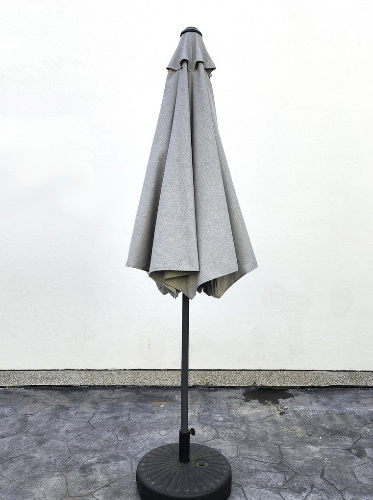 Replacement 2.7M 8 Ribs Parasol Fabric  - Grey