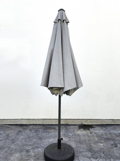 Garden Parasol Replacement Cover 2.7M 8 Ribs Fabric  - Grey