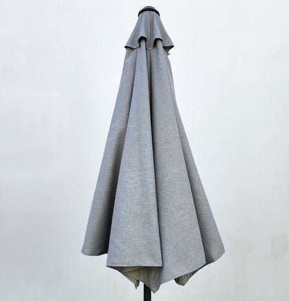 Garden Parasol Replacement Cover 2.7M 8 Ribs Fabric  - Grey