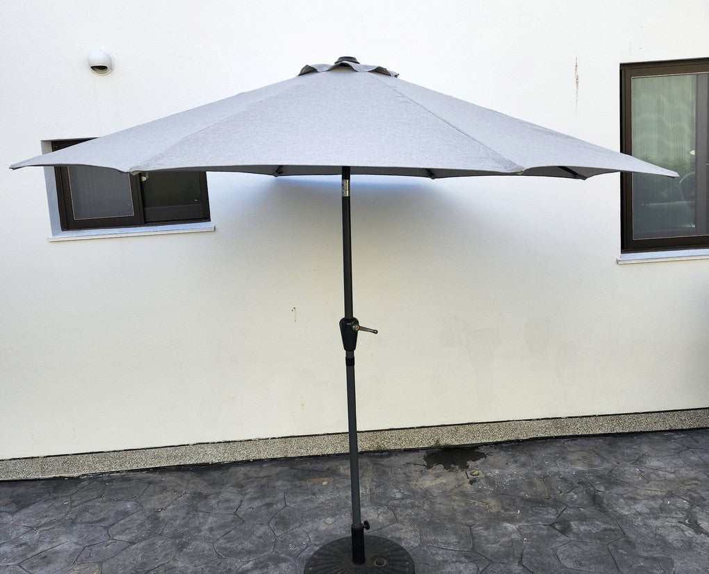 Replacement 2.7M 8 Ribs Parasol Fabric  - Grey
