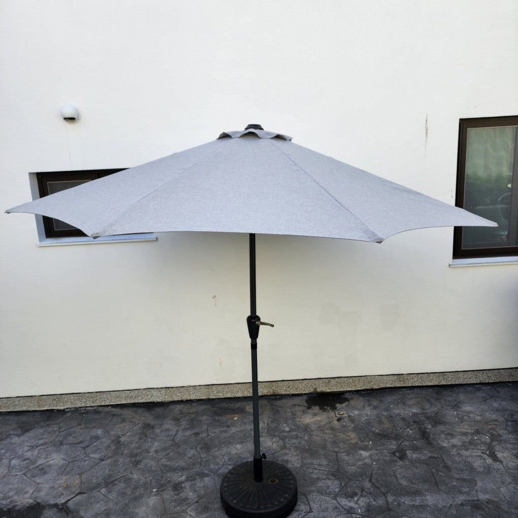 Replacement 2.7M 8 Ribs Parasol Fabric  - Grey