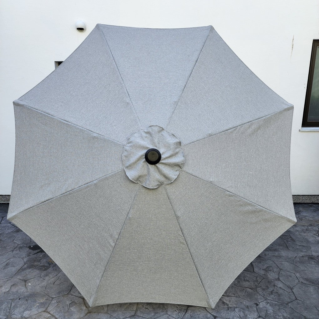 Replacement 2.7M 8 Ribs Parasol Fabric  - Grey