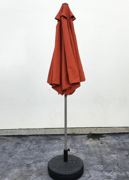 Garden Parasol Replacement Cover 2.4M 6 Ribs Fabric  - Olefin Red