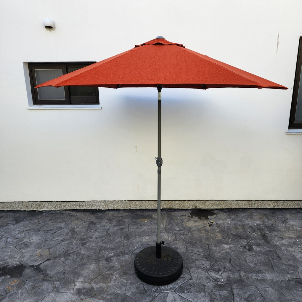 Replacement 2.4M 6 Ribs Parasol Fabric  - Olefin Red
