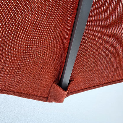 Garden Parasol Replacement Cover 2.4M 6 Ribs Fabric  - Olefin Red