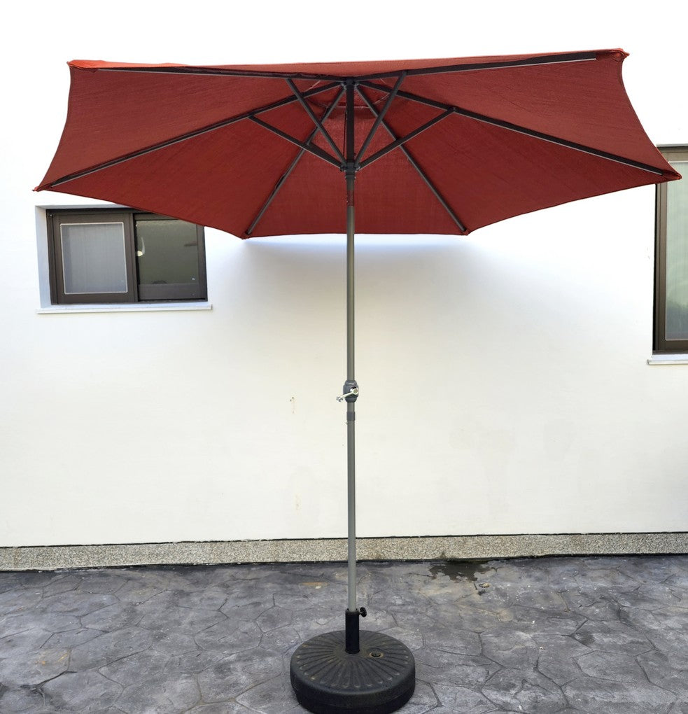 Replacement 2.7M 6 Ribs Parasol Fabric  - Olefin Red