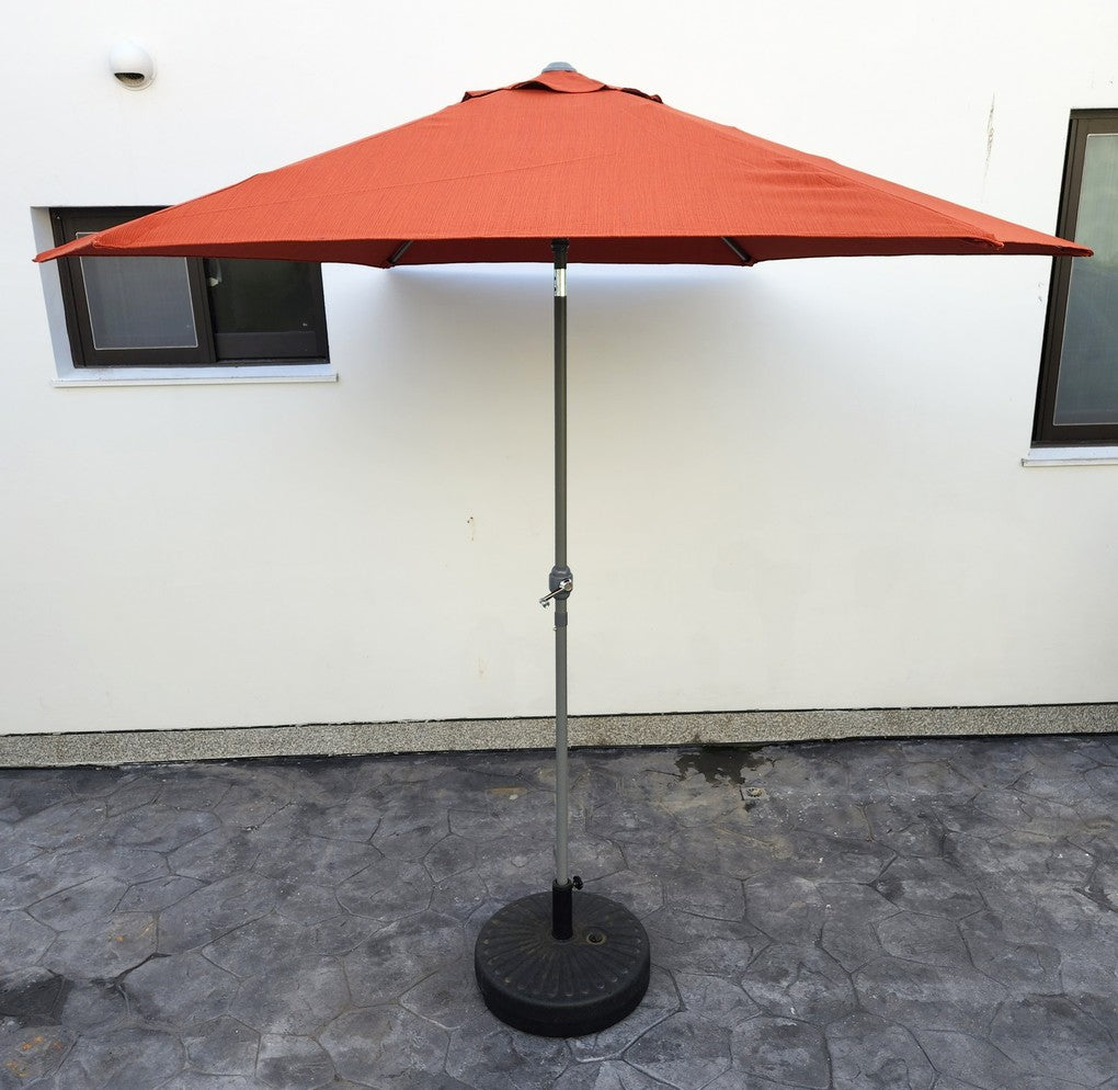 Replacement 2.7M 6 Ribs Parasol Fabric  - Olefin Red