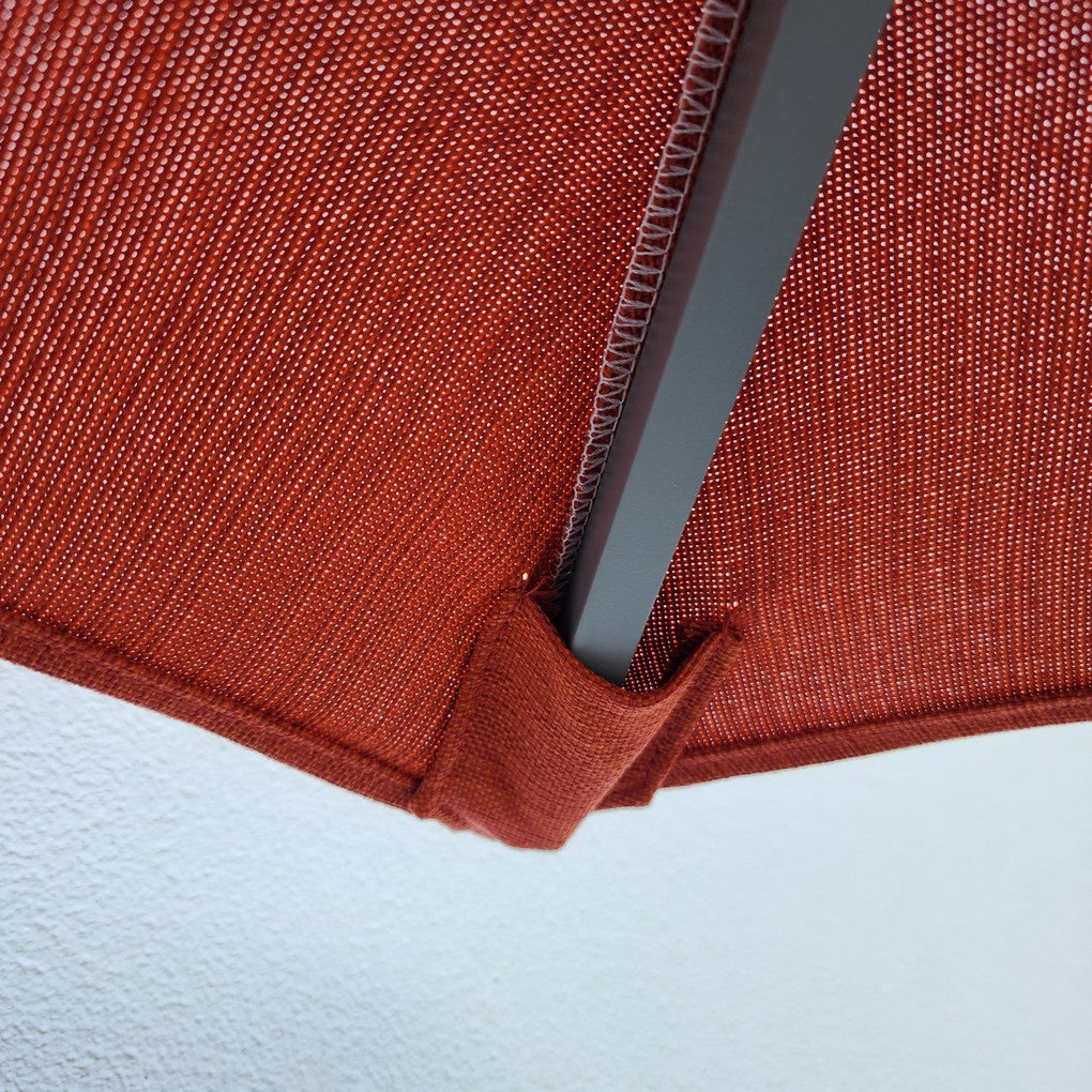 Replacement 2.7M 6 Ribs Parasol Fabric  - Olefin Red