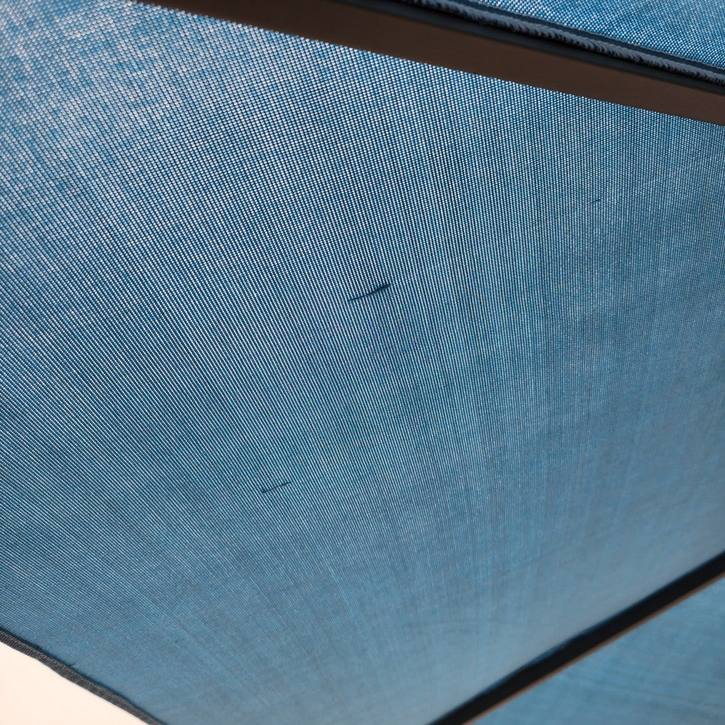 Replacement 2.4M 6 Ribs Parasol Fabric  - Olefin Ocean Blue