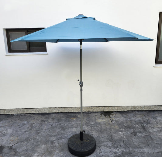 Replacement 2.4M 6 Ribs Parasol Fabric  - Olefin Ocean Blue