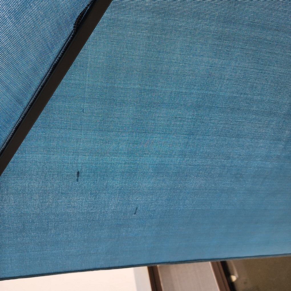 Replacement 2.4M 6 Ribs Parasol Fabric  - Olefin Ocean Blue