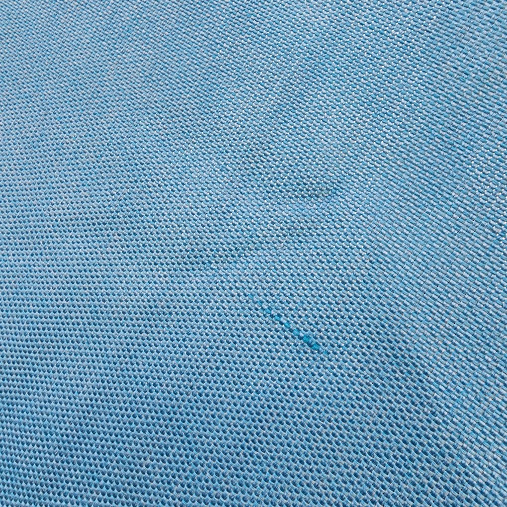 Replacement 2.7M 6 Ribs Parasol Fabric  - Olefin Ocean Blue