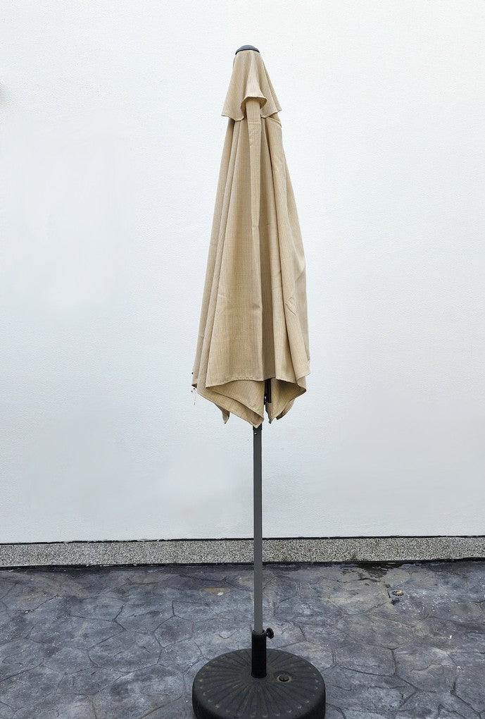 Replacement 2.7M 6 Ribs Parasol Fabric  - Olefin Beige
