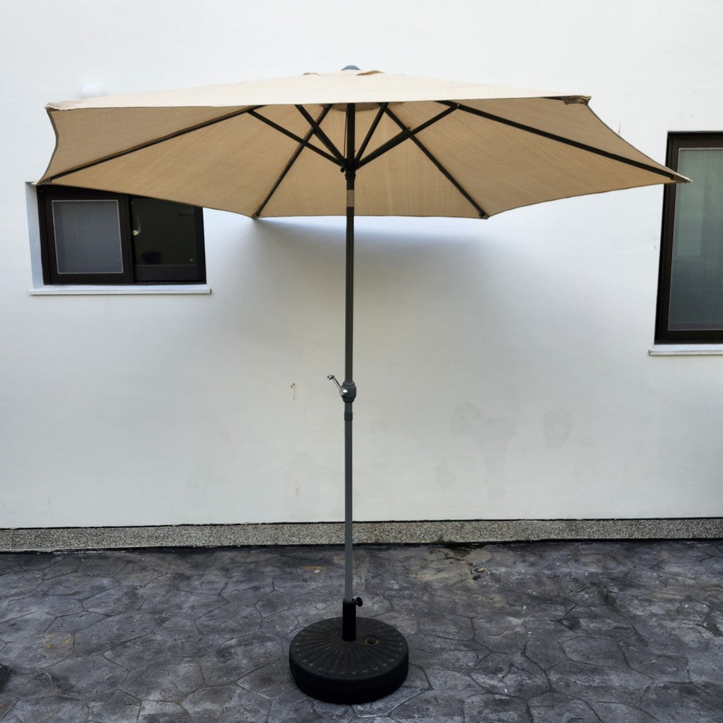 Replacement 2.7M 6 Ribs Parasol Fabric  - Olefin Beige