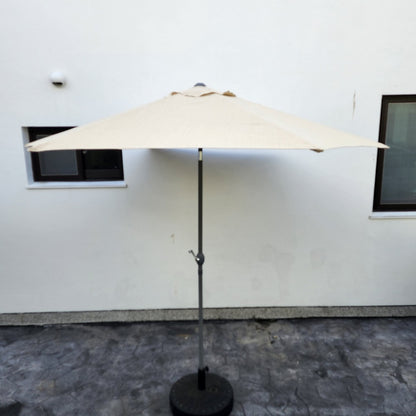Garden Parasol Replacement Cover 2.7M 6 Ribs Fabric  - Olefin Beige