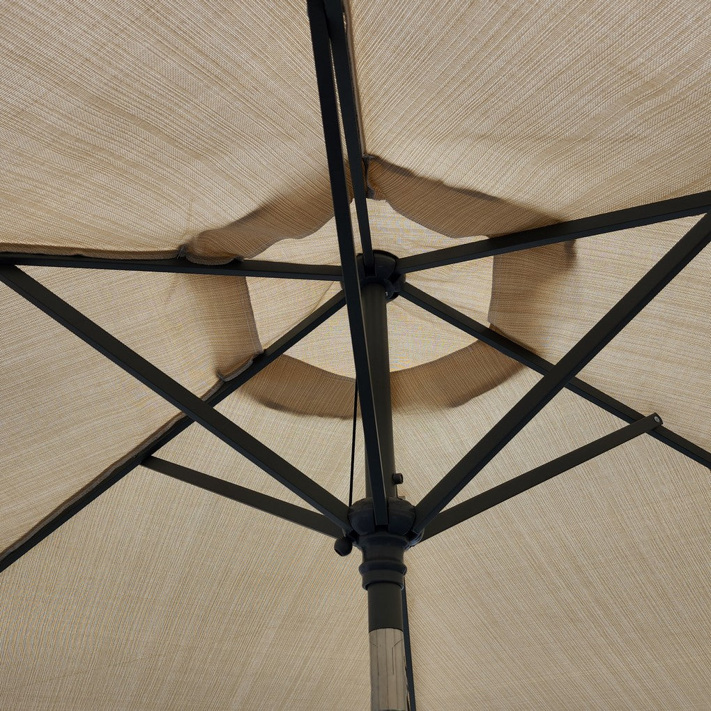Replacement 2.7M 6 Ribs Parasol Fabric  - Olefin Beige