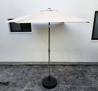 Garden Parasol Replacement Cover 2.7M 6 Ribs Fabric  - Cream